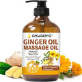 Ginger Oil,Ginger Massage Oil for Lymphatic Drainage,Natural Body Oil for Skin,Arnica Oil,Sore Muslce Massage Oil,Spa Ginger Oil-Warming and Relaxing for Mothers Day Gifts&Fathers Day Gift-Ruum Studio Home