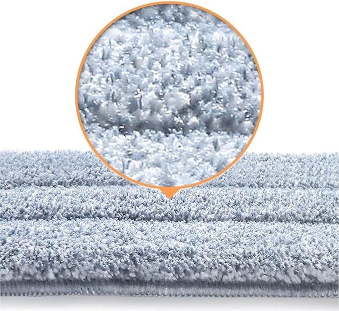 10 Pack 13 * 4.9" Generic Mop Pads Mop Head Refill Washable Wet/Dry Mops Flat Compatible with Most 11-13" Hook and Loop (Velcro) Flat Mops.System Floor Care System (10 Pack 13 * 4.9")-Ruum Studio Home
