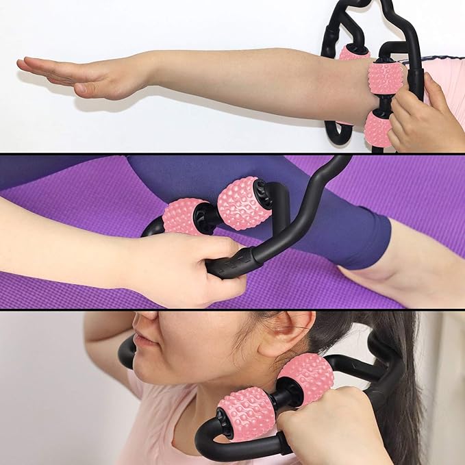 Cellulite Massage Tool Deep Fascia Massager & Dimpled Skin Remover for Legs - Anti-Cellulite Roller Tech with Lymphatic Drainage, Smooth Skin & Pain Relief for Thighs & Buttocks Sculpting-Ruum Studio Home