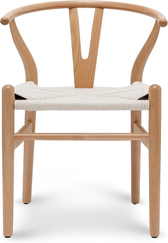 POLY & BARK Weave Chair, Single, Natural-Ruum Studio Home