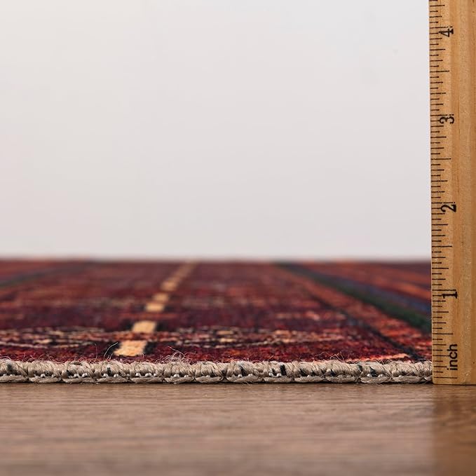 Keen Home Design 10x14 Rug - Machine Washable Area Rug with Non-Slip Backing, Ideal for Living Room, Dining Room, Bedroom - Vintage, Easy Clean, Durable, Low Pile Rug - (9'7" x 14')-Ruum Studio Home