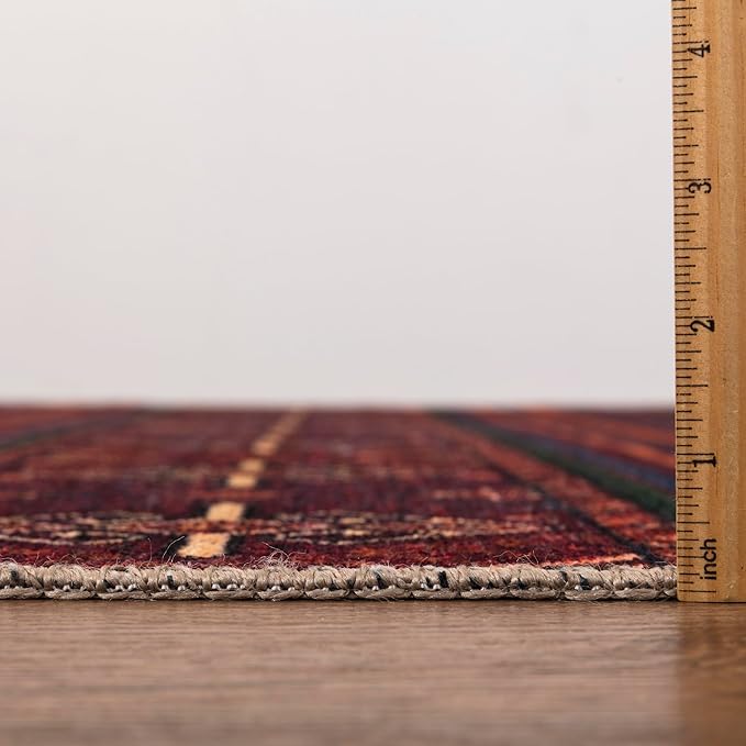 Keen Home Design 3x5 Rug - Machine Washable Entry Rug with Non-Slip Backing, Ideal for Enteryway, Kitchen, Bathroom, Laundry Room - Vintage, Easy Clean, Durable, Low Pile Rug - (3' x 5')-Ruum Studio Home