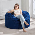 Hobestluk 3FT Bean Bag Chair Giant Bean Bag Chairs for Adults Large Bean Chairs with Removable Cover, Beanbag Chair with Filler, Adult Bean Bag Chairs for Living Room, Bedroom-Ruum Studio Home