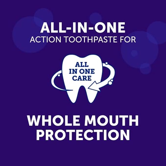 ARM & HAMMER Complete Care Toothpaste, Teeth Whitening Toothpaste with Baking Soda, Fluoride, Whole Mouth Protection, Fresh Mint Flavor, 6.0 oz (Pack of 4)-Ruum Studio Home