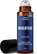 Breathe Essential Oil Roll-On Blend 10 ml - Pure Eucalyptus, Peppermint & Rosemary Oils Roller for Clear Breathing & Respiratory Support - Nexon Botanics-Ruum Studio Home