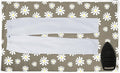 Encasa XO Ironing Mat/Pad (Large 48"x28") with 3mm Padding & Silicone Iron Rest for Steam Pressing on Tabletop or Bed - Heat Resistant, Portable, Quilting & Travel Blanket - Daisy Grey-Ruum Studio Home