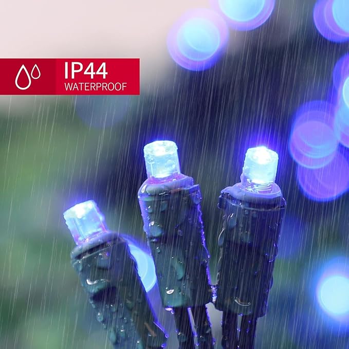 60 Count Blue - String Lights - LED Christmas Lights, Mini led Lights for Indoor Outdoor Home Holiday Party Wedding Independence Day Decoration-Ruum Studio Home