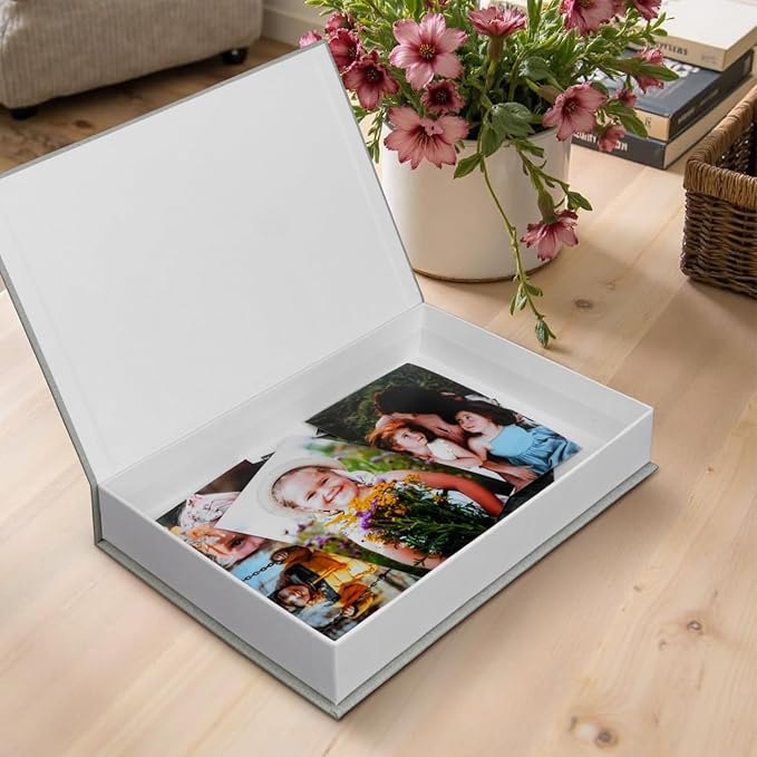 Linen Decorative Books for Home Decor,Set of 2 Aesthetic Faux Decor Book for Decoration,Fake Books for Bookshelf,Keepsake Storage Box (Sage & Beige)-Ruum Studio Home