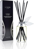LOVSPA Reed Diffuser Set, Euphoria Luxe Linen Scented Oil Diffuser with Sticks, Home Fragrance Accessories for Bathroom Shelf Decor, Aroma Diffusers for Home or Office Fall Decor, USA Made-Ruum Studio Home