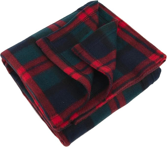 50x60 Throw Blankets, Plaid Fleece Throw Blankets for Bedroom, Couch, Livingroom, Chair, Pets, Outdoors-Ruum Studio Home