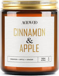 AOOVOO Apple Cinnamon Candles - 9 oz Scented Candles, Aromatherapy Candle, Soy Candle for Home Scented-Ruum Studio Home