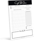 Bliss Collections Daily Planning Pad, To Do List Notebook - Undated Tear-Off Sheets Notepad - Work Calendar, Organizer, Scheduler for Goals, Tasks - Get Stuff Done, 6" x 9", 50 Sheets-Ruum Studio Home