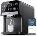 ecozy Nugget Ice Maker Dispenser, Smart 2-in-1 Pebble Ice Machine Countertop & Water Dispenser with App Control, Self-Cleaning, Auto Lighting, TDS Monitor, Measured Dispensing, 33Lbs/Day-Ruum Studio Home