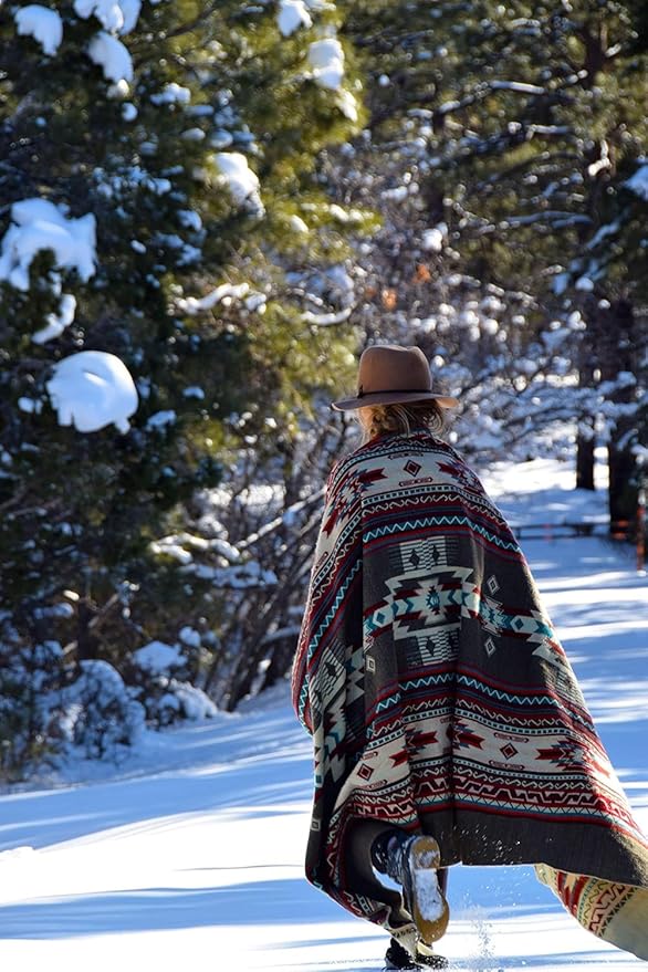 Inca Aztec Throw, Queen, King Blanket | Southwest Indian Navajo Boho Style | Native Cover for Camping, Bedding, Couch, Vanlife | Faux Alpaca, Lightweight, Hypoallergenic (Chimborazo Beige, King)-Ruum Studio Home
