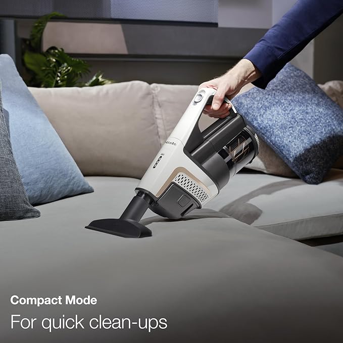 Miele Triflex HX2 Cordless Stick Vacuum Cleaner, 60 min runtime, Lotus White / Rose Gold-Ruum Studio Home