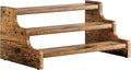KLM 3-Tier Spice Rack, 13.8 Inch Wood Step Shelf Countertop Spice Storage Holder, Kitchen Pantry Cabinet Organizer Cupboard for Spice Bottles, Jars, Seasonings, Baking Supplies,Bathroom Organizer-Ruum Studio Home