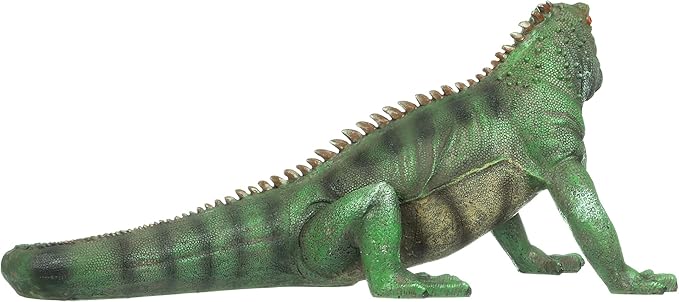 Design Toscano Iggy The Iguana Indoor/Outdoor Garden Statue, Large, 22 Inch Long, Cast Stone Resin, Full Color Finish-Ruum Studio Home