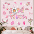 Lunerfex Y2K Tapestry Pink Wall Tapestry, Cute Tapestries for Bedroom Funny Tapestries Wall Hanging for Bedroom Living Room Decor Pink-1 44"x60"-Ruum Studio Home