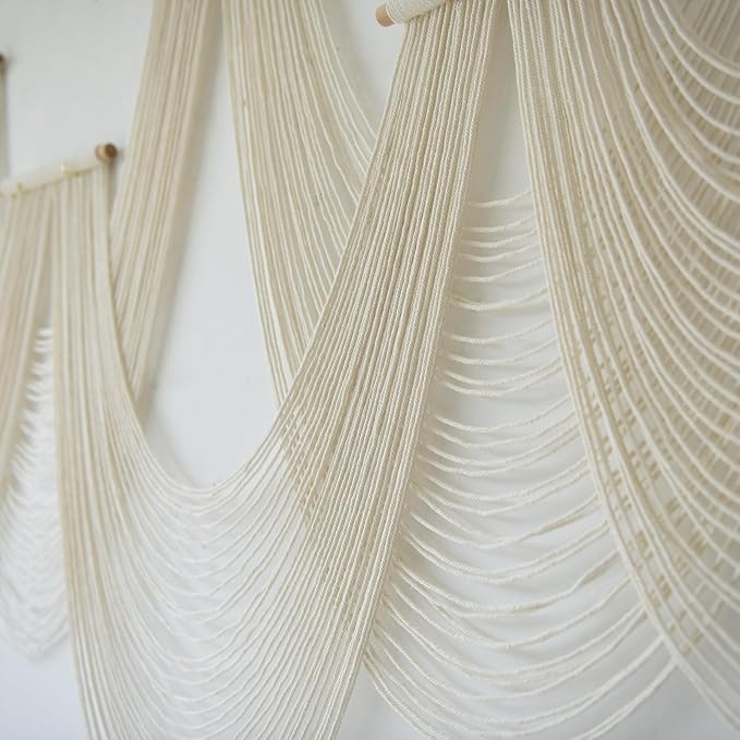 IOWER Macrame Wall Hanging Large Wall Home Decor Modern Fiber Wall Art Geometric Decoration Headboard Living Room Bedroom Backdrop-Ruum Studio Home