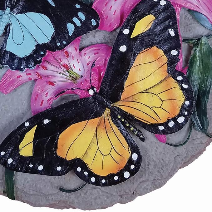 Spoontiques - Garden Décor - Butterfly Stepping Stone - Decorative Stone for Garden-Ruum Studio Home