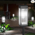 Solar Pathway Lights Outdoor, 4 Pack Upgraded Solar Lights Outdoor Waterproof, Bright Up to 15 Hrs Auto On/Off Garden Light for Yard Patio Lawn Path Walkway Driveway Outside Decor(Cool White)-Ruum Studio Home