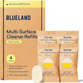 BLUELAND Multi-surface Cleaner, 4-Pack Refill, Fresh Lemon Scent, All-Purpose, Eco-Friendly Cleaning Supplies, 4 x 24 Fl oz-Ruum Studio Home