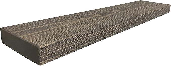 Joel's Antiques - 30 Inch Wooden Floating Shelves for Wall - 30x8x2 in - Made of Natural Wood - Heavy Duty Rustic Wall Shelves for Bedroom - Perfect for Living Room, Kitchen - Grey-Ruum Studio Home
