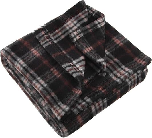 50x60 Throw Blankets, Plaid Fleece Throw Blankets for Bedroom, Couch, Livingroom, Chair, Pets, Outdoors-Ruum Studio Home