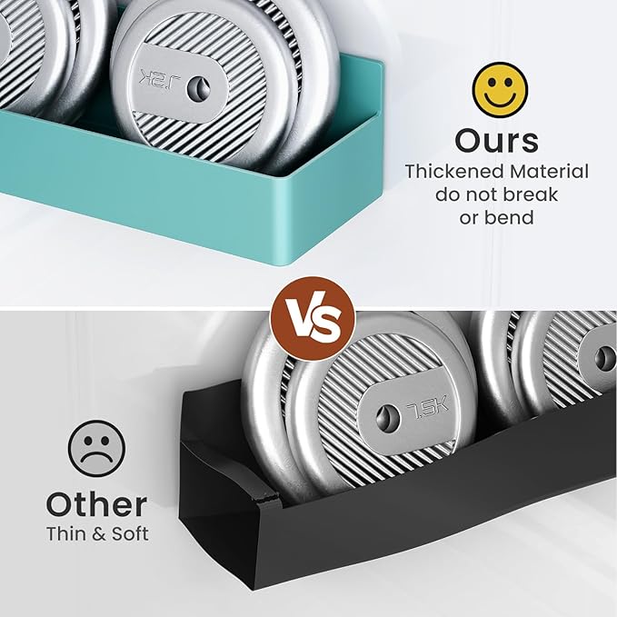 Magnetic Spice Rack for Refrigerator, Kitchen Organizer and Storage Shelf, Blue(2 Pack)-Ruum Studio Home