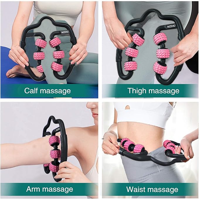 Cellulite Massage Tool Deep Fascia Massager & Dimpled Skin Remover for Legs - Anti-Cellulite Roller Tech with Lymphatic Drainage, Smooth Skin & Pain Relief for Thighs & Buttocks Sculpting-Ruum Studio Home