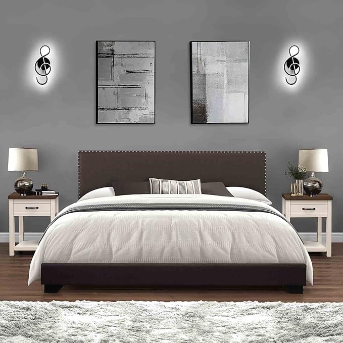 XEYOU 22W Modern Wall Sconce Lighting Indoor LED Creative Wall Light Fixture Music Symbol Art Decoration Wall Lamp for Living Room Bedroom Stair Corridor (Black 6000Kelvin)-Ruum Studio Home