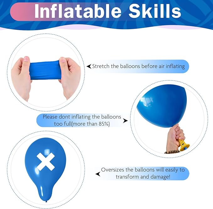 Blue Purple Balloons 60 Pcs 12 Inch Pink Light Purple Peacock Blue Latex Party Balloons for Kid Cartoon Theme Birthday Baby Shower Party Decorations Supplies-Ruum Studio Home