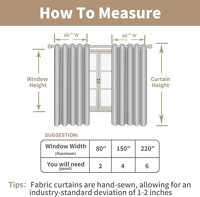 LAMIT Linen Curtains 63 inch Length for Living Room, Linen Light Filtering Boho Semi Sheer Window Textured Burlap Drapes with Bronze Grommet for Bedroom, 2 Panels Set, 60 x 63 Inch, Brown-Ruum Studio Home