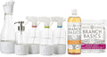 Branch Basics Premium Starter Kit in Glass: All Purpose Cleaner, Glass Cleaner, Bathroom Cleaner, Wash Bottle, and Laundry Bottle (3 Glass Spray Bottles + Concentrate) Fragrance-Free-Ruum Studio Home
