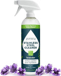 Puracy Stainless Steel Cleaner, Natural Stainless Steel Sink Cleaner, Stainless Steel Cleaner for Appliances, Sink Cleaner and Polish Kitchen Cleaner, Stainless Steel Refrigerator Spray (Lavender)-Ruum Studio Home