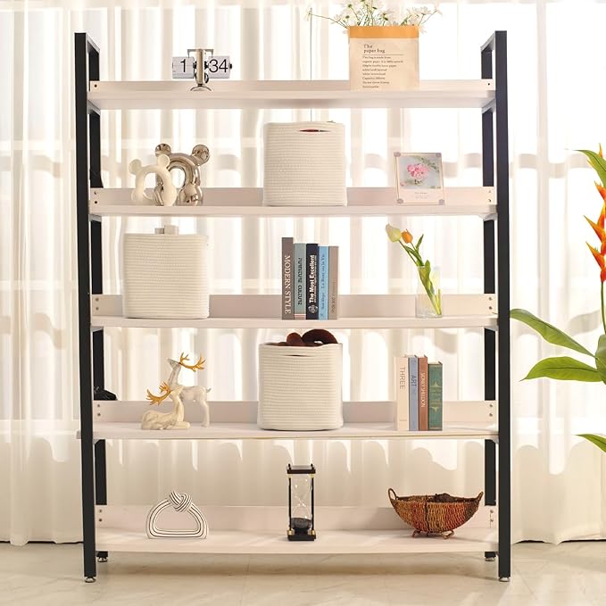 11 Inch Cube Storage Bins, Organizer Bins, Woven Cotton Rope Baskets for Storage, Storage Baskets for Organizing Shelves, White Basket for Toys, Off White (Pack of 3)-Ruum Studio Home