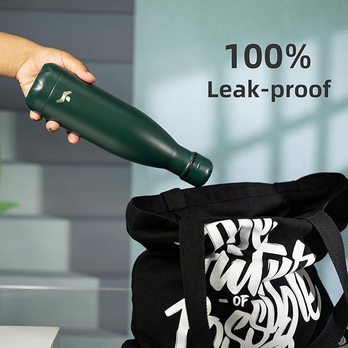 Insulated Water Bottles,25 oz Double Wall Stainless Steel Vacumm Metal Flask for Sports Travel,Army Green-Ruum Studio Home