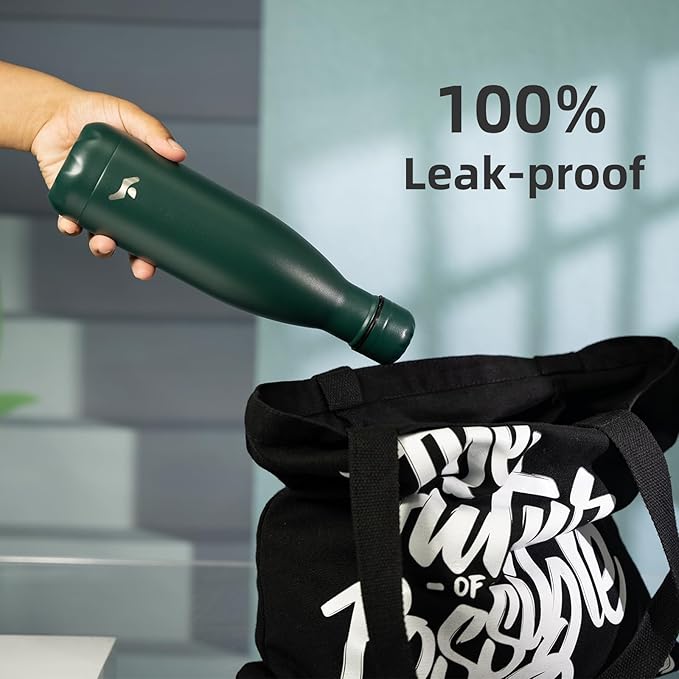 Insulated Water Bottles,12 oz Double Wall Stainless Steel Vacumm Metal Flask for Sports Travel,Army Green-Ruum Studio Home