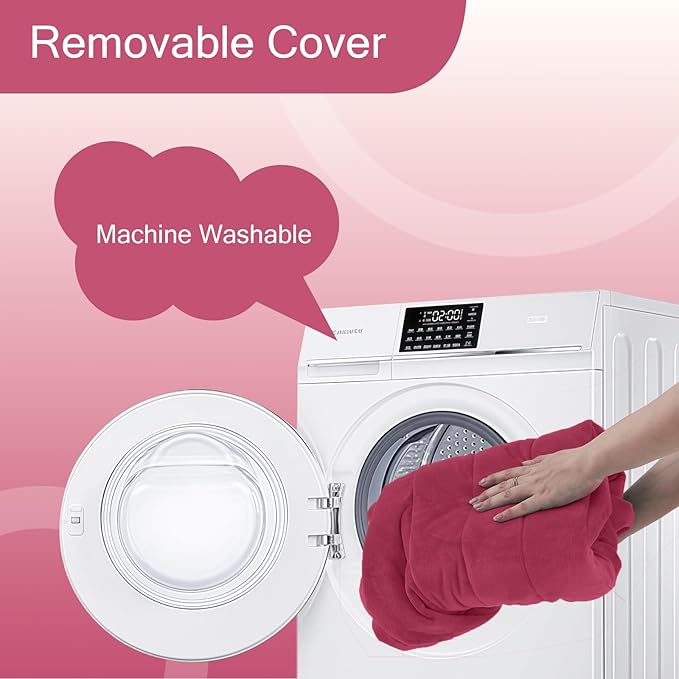 MeMoreCool Square Stuffed Pouf Ottoman Foot Rest, Floor Pouf Foot Stool with Foam Chunk Filling, Soft Stuffed Ottoman Footrest for Living Room-Ruum Studio Home