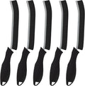Cleaning Brush, 5 Pcs Hard Bristle Crevice Cleaning Brush, Grout Brush, Scrub Brush for Tile Grout Crevice, Gap Cleaning Tools for Bathroom Kitchen Toilet Window Track (5, Black)-Ruum Studio Home