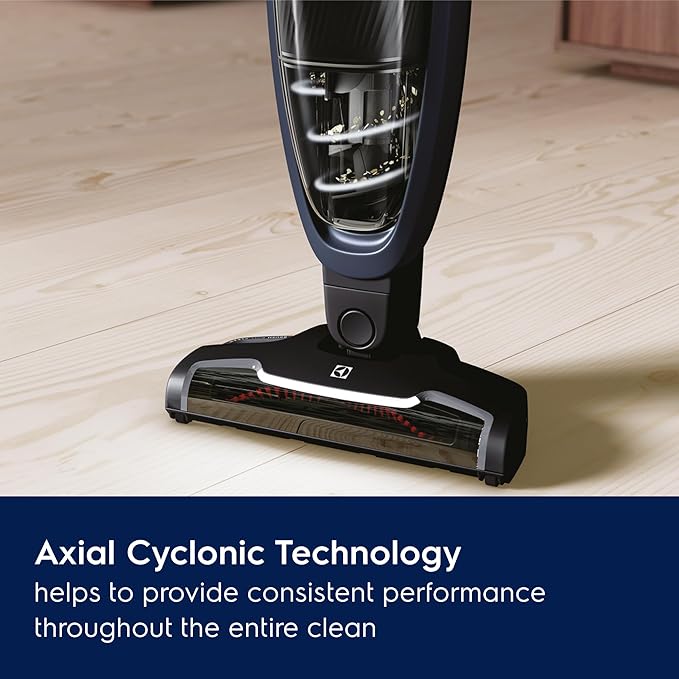 Electrolux WellQ7 Pet Cordless 2-in-1 Vacuum Cleaner with Motorized PetPro+ Nozzle for Easy Pet Hair Removal, 50-Minute Run Time, 2 Power Modes, Indigo Blue-Ruum Studio Home
