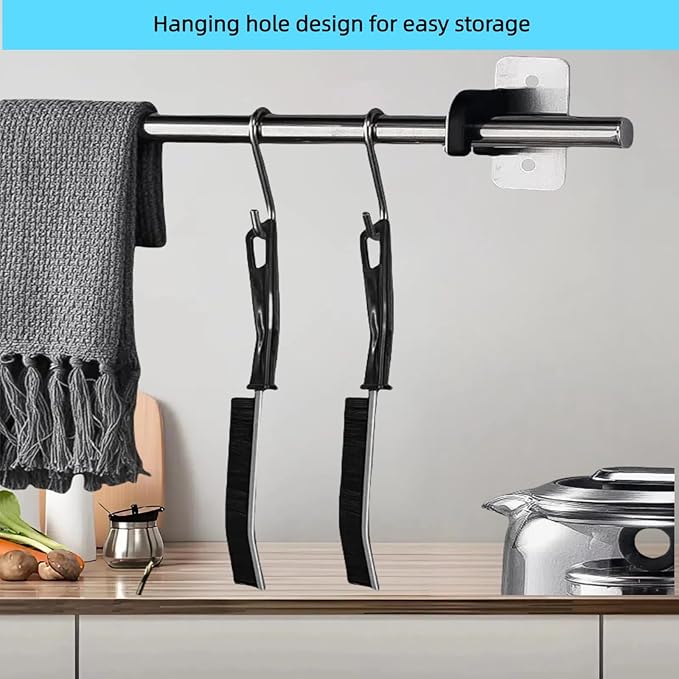 Crevice Cleaning Brush, Multifunctional Cleaning Brush Tool, Bathroom Gap Brush,Grout Brush, Cleaning Tools for Toilet, Bathrooms, Kitchens, Bathtub, Faucets, Sink, Windows，12pcs-Ruum Studio Home