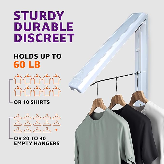 InstaHanger - The Original Collapsible Clothes Storage and Drying Rack-Ruum Studio Home
