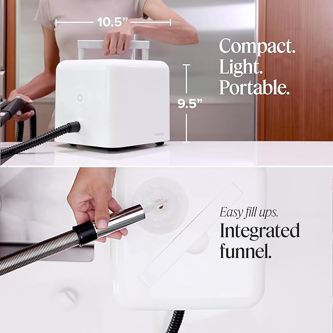 Dupray Neat Steam Cleaner with 40-Piece Accessory Kit, Powerful, chemical-free cleaning for floors, cars, tiles, grout, and more. *Kills 99.9% of Bacteria and Viruses-Ruum Studio Home