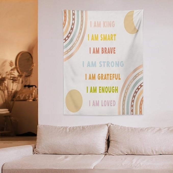 ICMOLYYENLO Boho Plant Aesthetic Tapestry, Abstract Medieval Arch Sun Home Aesthetic Wall Hanging For Bedroom Living Room Dormitory Tapestry 50x60 Inches-Ruum Studio Home