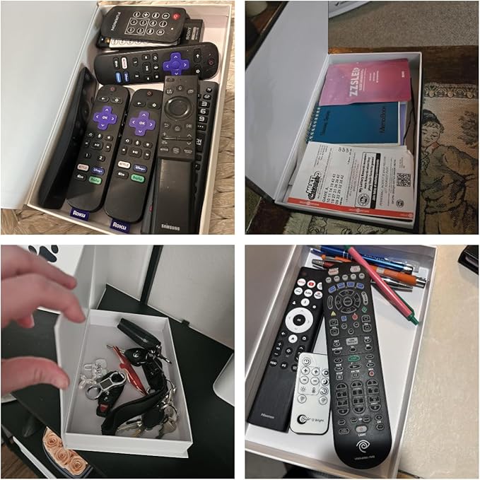 Decorative Storage Book Box – Hidden Storage for Remote Controls, Keys, and Small Items – Elegant Home Decor for Living Room, Bedroom, Coffee Table – Modern Style Faux Book Organizer (London)-Ruum Studio Home