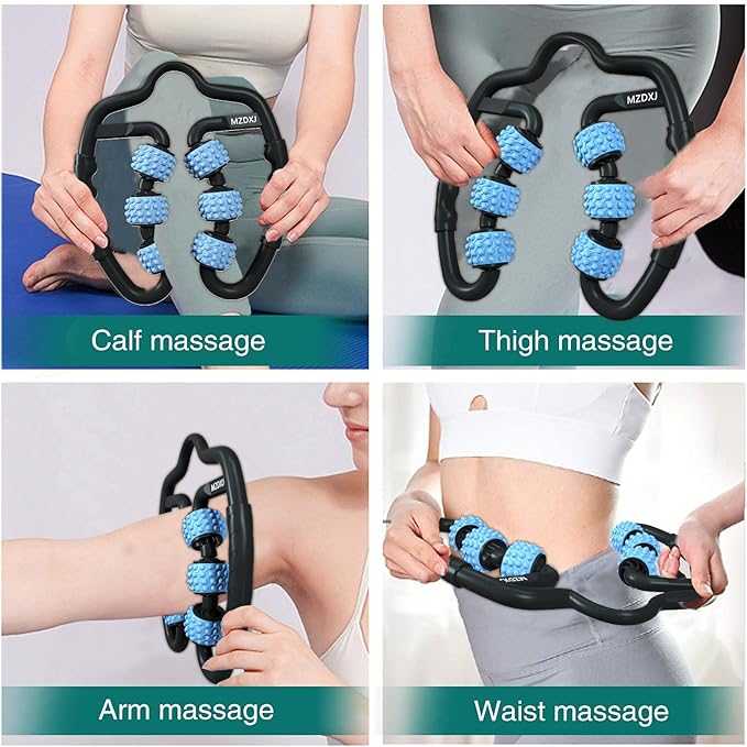Cellulite Massage Tool Deep Fascia Massager & Dimpled Skin Remover for Legs - Anti-Cellulite Roller Tech with Lymphatic Drainage, Smooth Skin & Pain Relief for Thighs & Buttocks Sculpting-Ruum Studio Home