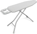 Yaheetech Foldable Ironing Board, Heavy Duty Iron Board with 9 Adjustable Heights, 4 Layer Cover and Safety Iron Rest, 52X14 Compact and Space Save Iron Board for Home Laundry Room Use, Gray&White-Ruum Studio Home