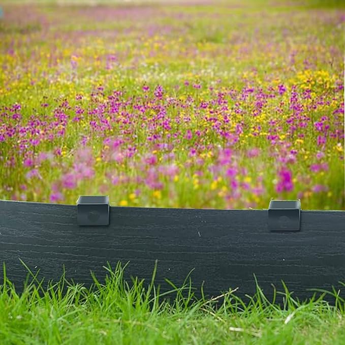 60Pcs Metal Garden Landscape Edging Stakes,Black, 10inch anchoring Stakes Landscape Anchoring Spikes for Terrace Board, Grass Barrier, Landscape Edging Coil, Garden Liner, Bender Board-Ruum Studio Home