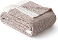 MIULEE Taupe Super Soft Throw Blanket for Couch, Cozy Fluffy Warm Throws Knit Blankets for Sofa, Bed, Chair, Living Room, Camping, Picnic, 50 x 60 inch-Ruum Studio Home